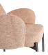 SILLA JASPEADO ROSA TEJIDO-METAL SALÓN 56 X 57 X 84 CM
