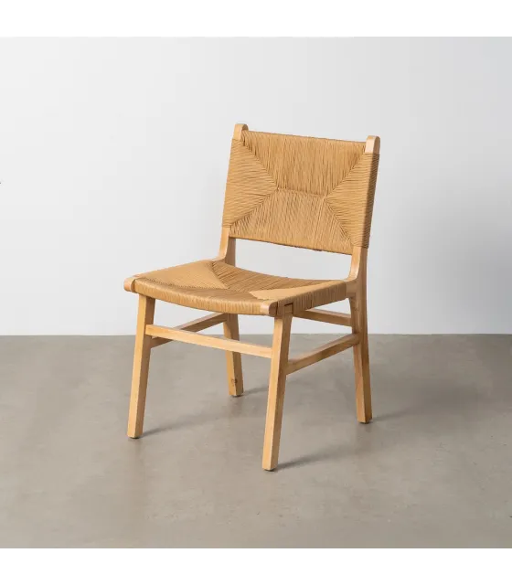 SILLA NATURAL MADERA 50 X 59 X 86 CM