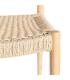 SILLA NATURAL-BEIGE MADERA 53 X 55 X 82 CM