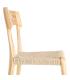 SILLA NATURAL-BEIGE MADERA 46 X 50 X 81 CM