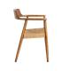 SILLA MARRÓN MADERA 57 X 57 X 78 CM