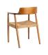 SILLA MARRÓN MADERA 57 X 57 X 78 CM