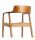 SILLA MARRÓN MADERA 57 X 57 X 78 CM