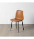 SILLA CAMEL METAL / SIMIL PIEL 45 X 47 X 81 CM