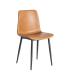 SILLA CAMEL METAL / SIMIL PIEL 45 X 47 X 81 CM