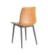 SILLA CAMEL METAL / SIMIL PIEL 45 X 47 X 81 CM