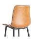 SILLA CAMEL METAL / SIMIL PIEL 45 X 47 X 81 CM