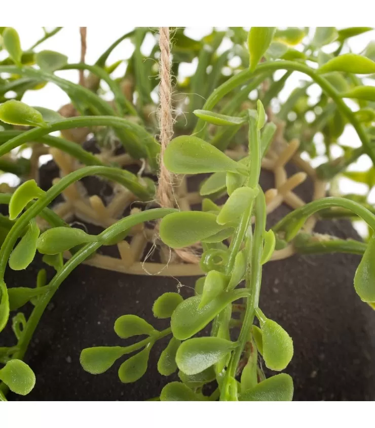 Artificial green pendant plant 17 x 17 x 85 cm