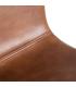 SILLA MARRÓN METAL / SIMIL PIEL