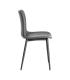 SILLA NEGRO METAL / SIMIL PIEL