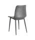 SILLA NEGRO METAL / SIMIL PIEL