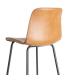 TABURETE CAMEL METAL / SIMIL PIEL 47 X 47 X 103 CM