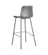 TABURETE NEGRO METAL / SIMIL PIEL 47 X 47 X 103 CM