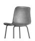 TABURETE NEGRO METAL / SIMIL PIEL 47 X 47 X 103 CM