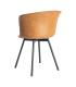 SILLA CAMEL METAL / SIMIL PIEL 53 X 51,50 X 76 CM