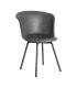 SILLA NEGRO METAL / SIMIL PIEL 53 X 51,50 X 76 CM