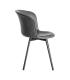 SILLA NEGRO METAL / SIMIL PIEL 53 X 51,50 X 76 CM