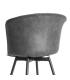 SILLA NEGRO METAL / SIMIL PIEL 53 X 51,50 X 76 CM