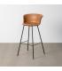 TABURETE CAMEL METAL / SIMIL PIEL 44,50 X 48,50 X 93,50 CM