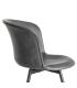 SILLA NEGRO METAL / SIMIL PIEL 53 X 51,50 X 76 CM