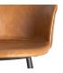 TABURETE CAMEL METAL / SIMIL PIEL 44,50 X 48,50 X 93,50 CM