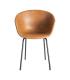 SILLA CAMEL METAL / SIMIL PIEL 59 X 50,50 X 81,50 CM