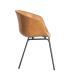 SILLA CAMEL METAL / SIMIL PIEL 59 X 50,50 X 81,50 CM