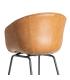 SILLA CAMEL METAL / SIMIL PIEL 59 X 50,50 X 81,50 CM