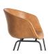 SILLA CAMEL METAL / SIMIL PIEL 59 X 50,50 X 81,50 CM