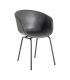 SILLA NEGRO METAL / SIMIL PIEL 59 X 50,50 X 81,50 CM