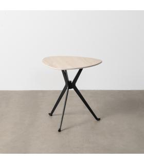 MESA CENTRO TRAVERTINO 50 X 50 X 52 CM