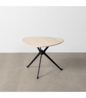 MESA CENTRO TRAVERTINO 60 X 60 X 45 CM