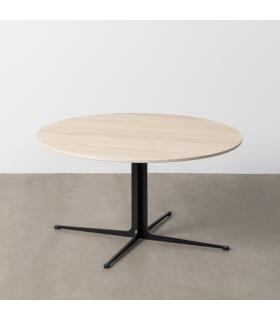 MESA CENTRO TRAVERTINO 80 X 80 X 42 CM