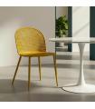 SILLA AMARILLO PP-METAL CONTRACT 51 X 46 X 80 CM