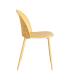 SILLA AMARILLO PP-METAL CONTRACT 51 X 46 X 80 CM