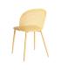 SILLA AMARILLO PP-METAL CONTRACT 51 X 46 X 80 CM
