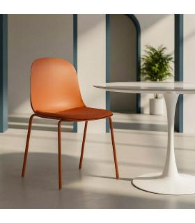 SILLA TEJA PP-METAL INTERIOR 46 X 51 X 85 CM