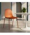Rust PP-metal indoor chair 46 x 51 x 85 cm