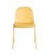 SILLA AMARILLO PP-METAL INTERIOR 46 X 51 X 85 CM