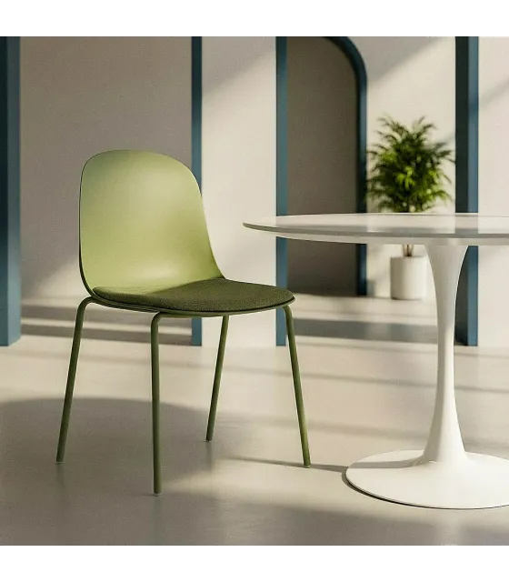 SILLA VERDE PP-METAL INTERIOR 46 X 51 X 85 CM