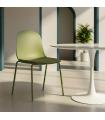 Green PP-metal indoor chair 46 x 51 x 85 cm