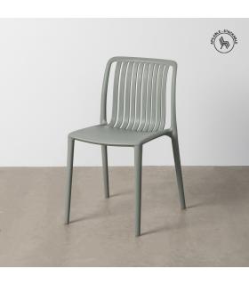 SILLA VERDE POLIPROPILENO EXTERIOR 47 X 51 X 77,50 CM
