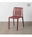 SILLA GRANATE POLIPROPILENO EXTERIOR 47 X 51 X 77,50 CM