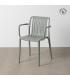 SILLA VERDE POLIPROPILENO EXTERIOR 53 X 50 X 77,50 CM