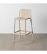 TABURETE BEIGE POLIPROPILENO EXTERIOR 52 X 55 X 100 CM