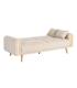 SOFÁ-CAMA CREMA TEJIDO SALÓN 218 X 82 X 90 CM