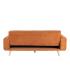 SOFÁ-CAMA TERRACOTA TEJIDO SALÓN 218 X 82 X 90 CM
