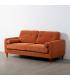 SOFÁ TERRACOTA TEJIDO SALÓN 195 X 87,50 X 89 CM