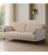SOFÁ CREMA TEJIDO SALÓN 191 X 80 X 88 CM