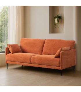SOFÁ TERRACOTA TEJIDO SALÓN 191 X 80 X 88 CM